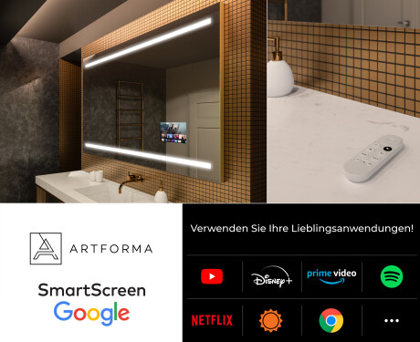 Rechteckiger Badspiegel mit LED Beleuchtung L23 #8