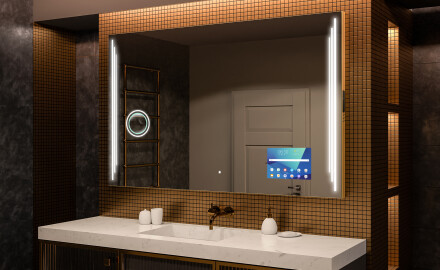 Rechteckiger Badspiegel mit LED Beleuchtung L27