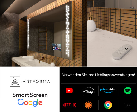 Rechteckiger Badspiegel mit LED Beleuchtung L38 #8