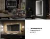 Rechteckiger Badspiegel mit LED Beleuchtung L49 #10