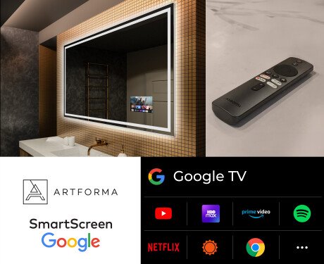 Rechteckiger Badspiegel mit LED Beleuchtung L49 #5