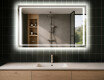 Rechteckiger Badspiegel mit LED Beleuchtung L61