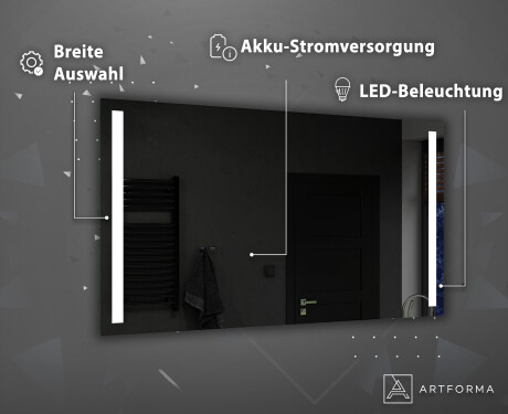 Batteriebetriebener LED Spiegel L02 #4