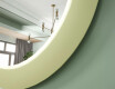 LED-Spiegel mit MDF in rundem, lackiertem Rahmen L306 #6