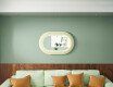 Moderner LED-Spiegel in Stadionform mit MDF-Rahmen L307 #2