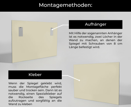 Abgerundet Vertikal Wandspiegel L202 #3