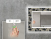 Dekorativer Spiegel mit LED-Beleuchtung für das Wohnzimmer - Dottet Triangles #5