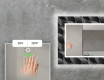 Dekorativer Spiegel mit LED-Beleuchtung für das Wohnzimmer - Dark Wave #5