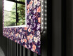 Hinterleuchteter dekorativer Spiegel für das Badezimmer - Elegant Flowers #11