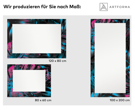 Hinterleuchteter dekorativer Spiegel für das Badezimmer - Fluo Tropic #2