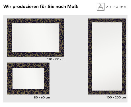 Hinterleuchteter dekorativer Spiegel für das Badezimmer - Ornament #2