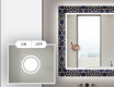 Hinterleuchteter dekorativer Spiegel für das Badezimmer - Ornament #4