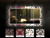 Dekorativer Spiegel mit LED-Beleuchtung für das Esszimmer - Geometric Patterns #6