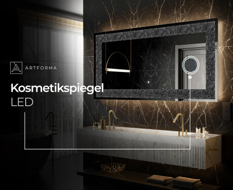 Hinterleuchteter dekorativer Spiegel - Dark Elegance #6
