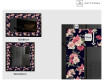 Hinterleuchteter dekorativer Spiegel - Floral Layouts #3