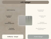 Abgerundeter Badezimmerspiegel mit LED-Beleuchtung, 100×70 cm, zweifarbig, Touch‑Schalter, Heizmatte #7
