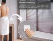 Beleuchteter Badezimmerspiegel 60x80/80x60 cm mit neutraler Lichtfarbe 4500K #3