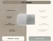 Beleuchteter Badezimmerspiegel 60x80/80x60 cm mit neutraler Lichtfarbe 4500K #5