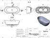 Badewanne SAPFIRE MATT