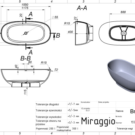 Badewanne BRAVE NEW MIRASOFT #1