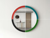 Rundspiegel mit MDF-Finish L300 #9