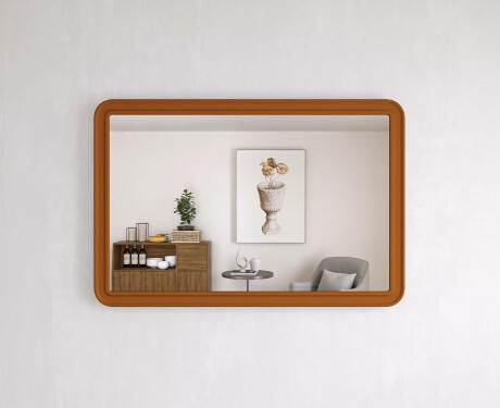 Abgerundeter Spiegel mit MDF-Rahmen L299 #2