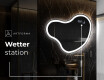 Wandspiegel Beleuchtet unregelmäßige Form N222 #8