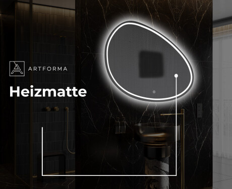 Unregelmäßige großer Wandspiegel H223 #9