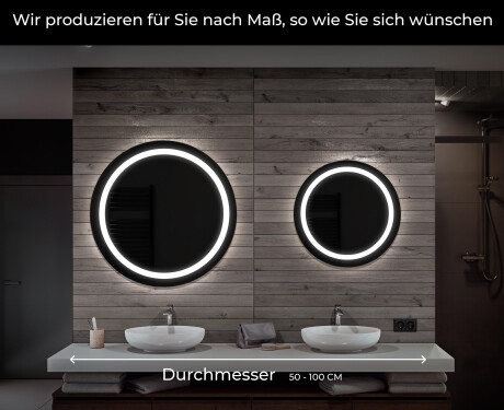 Runder Badspiegel mit LED Beleuchtung L33 #6