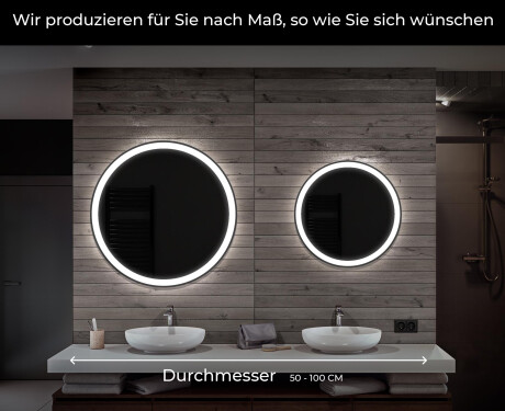 Runder Badspiegel mit LED Beleuchtung L76 #6