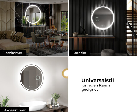 Runder Badspiegel mit LED Beleuchtung L76 #9