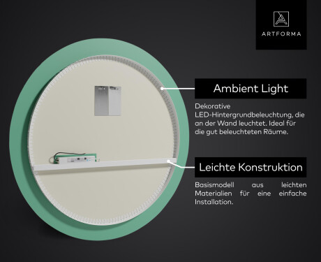 Runder Badspiegel mit LED Beleuchtung L96 #3