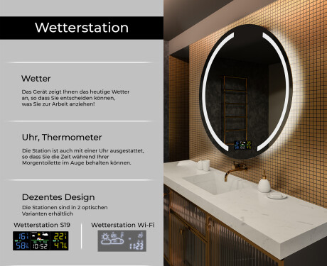 Runder Badspiegel mit LED Beleuchtung L97 #2