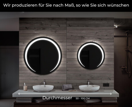 Runder Badspiegel mit LED Beleuchtung L98 #5
