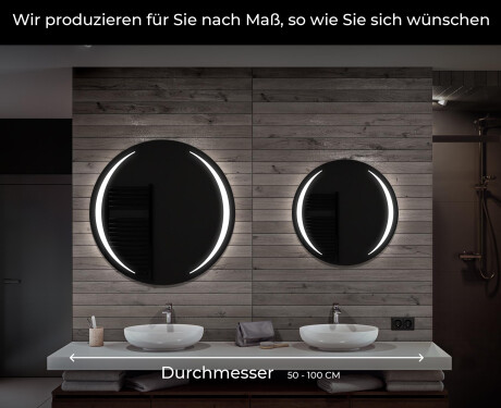 Runder Badspiegel mit LED Beleuchtung L99 #5