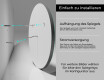 Runder Badspiegel mit LED Beleuchtung L99 #9
