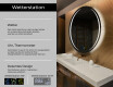Runder Badspiegel mit LED Beleuchtung L99 #2