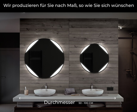 Runder Badspiegel mit LED Beleuchtung L114 #6