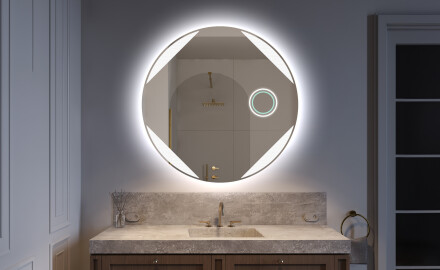 Runder Badspiegel mit LED Beleuchtung L114