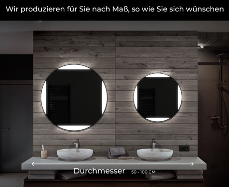 Runder Badspiegel mit LED Beleuchtung L116 #6