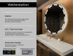 Runder Badspiegel mit LED Beleuchtung L117 #2
