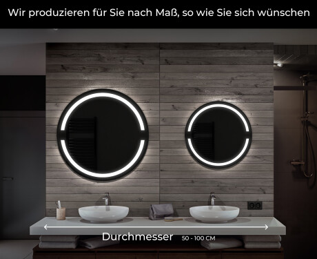 Runder Badspiegel mit LED Beleuchtung L118 #6