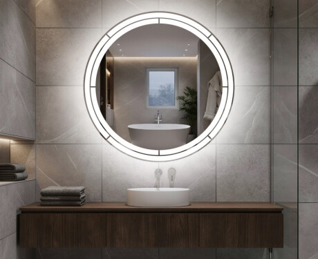 Runder Badspiegel mit LED Beleuchtung L122