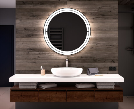 Runder Badspiegel mit LED Beleuchtung L122