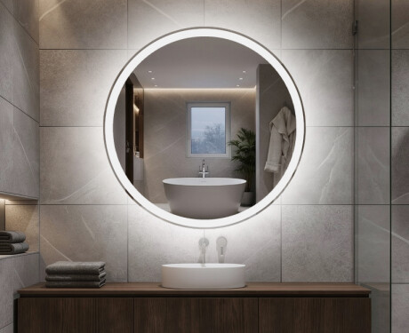 Batteriebetriebener LED Runde Spiegel L76