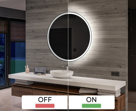 Batteriebetriebener LED Runde Spiegel L76 #3