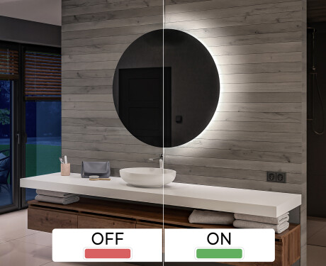 Batteriebetriebener LED Runde Spiegel L82 #3