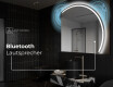 Runder Badspiegel angeschnitten mit LED beleuchting Q223 #7