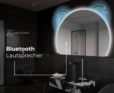 Unregelmäßige Spiegel angeschnitten mit LED W221 #6
