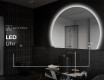 Unregelmäßige Spiegel angeschnitten mit LED W221 #8